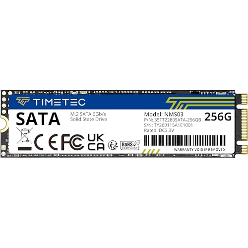 Timetec M.2 2280 SATA 256GB｜Timetec 128TBW 読み取り