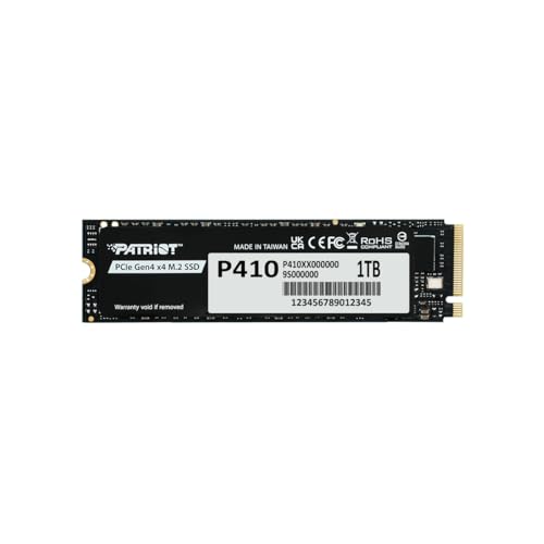 Patriot M.2 2280 NVMe 1TB｜Patriot B0FLB5YXLD P410P1TBM28H