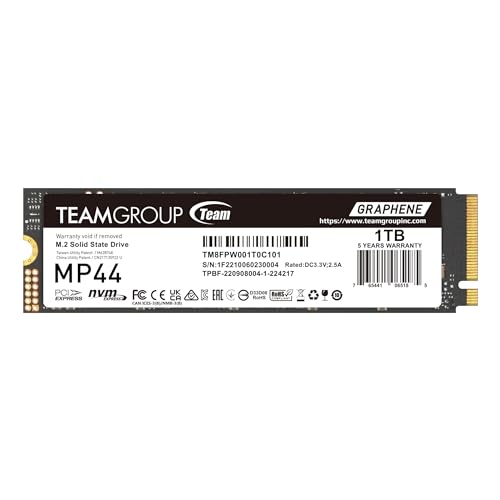 TEAMGROUP M.2 2280 NVMe 1TB｜TEAMGROUP B0C4KRMKFW TM8FPW001T0C101