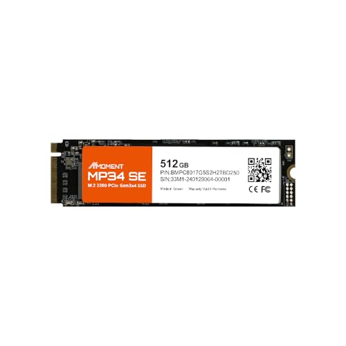 MMOMENT M.2 2280 NVMe 512GB｜MMOMENT MP34 SE NVMe1.3