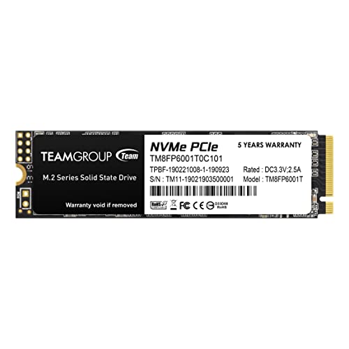 TEAMGROUP M.2 2280 NVMe 1TB｜TEAMGROUP B07XHMBQK3 TM8FP6001T0C101