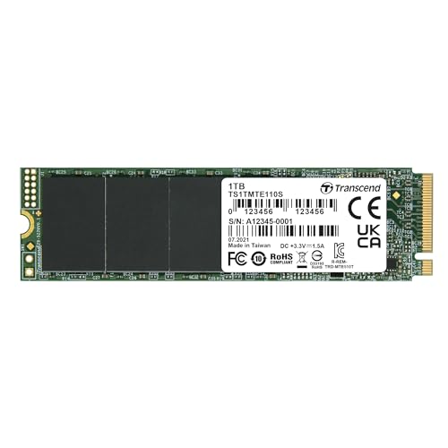 Transcend M.2 NVMe 1TB｜Transcend B07LBG5C4S TS1TMTE110S