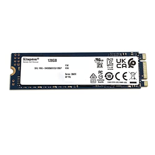 Kingston M.2 2280 SATA 128GB｜Kingston 350DE シリーズ L50361-001 RBU SNS8350DES3 128GP Dell HP レノボ ノートパソコン デスクトップワークステーション用