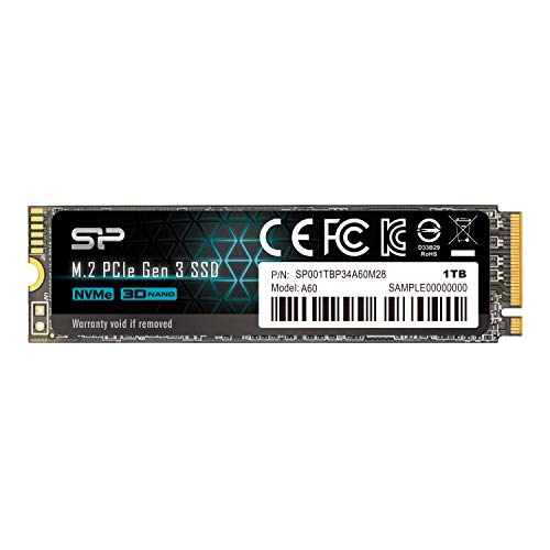 Silicon Power M.2 2280 NVMe 1TB｜Silicon Power シリコンパワー NVMe1.3 P34A60シリーズ SP001TBP34A60M28