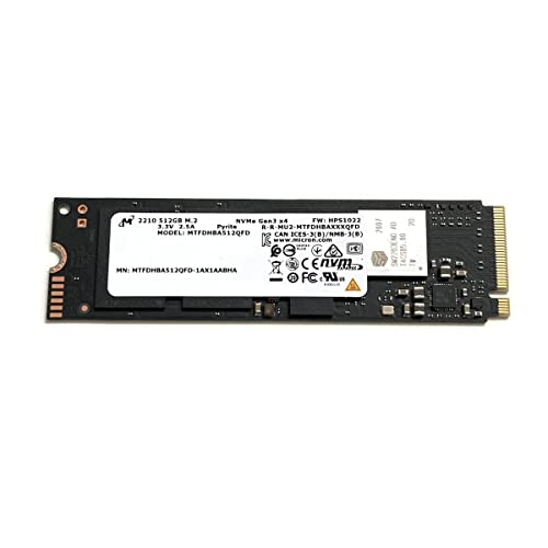 Micron M.2 2230 NVMe 512GB｜Micron 2210 MTFDHBA512QFD M09630-001 HP Dell Lenovo ノートパソコン デスクトップ ウルトラブック用