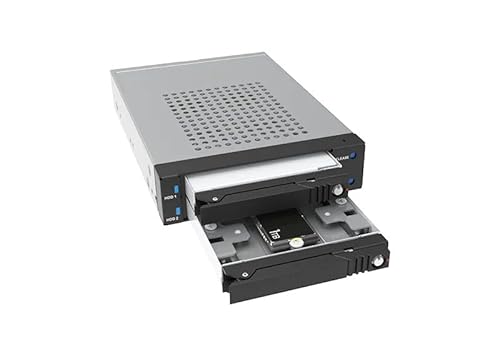 RAIDON 内蔵2 bay iU2776-U6P3, support 2 x M.2/U.2 NVMe SSD and 2 x SFF8643 PCIe Gen3 x 4 JBOD Storage