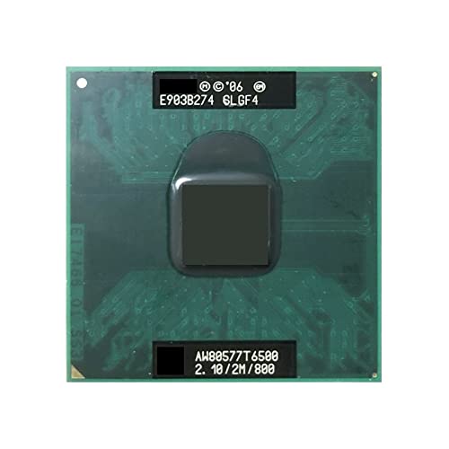 Intel c 2 Duo Mobile T6500 SLGF4 .1 GHz デュアルコア デュアルスレッド CPU プロセッサー 2M 35W Socket P