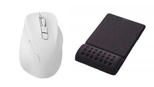 エレコム 【リストレストセット】 エレコム ワイヤレスマウス EX-G Bluetooth 静音 Sサイズ 5ボタン マルチペアリング 「AskDoctors評価サービス」認証 抗菌 ホワイト M-XGS30BBSKWH