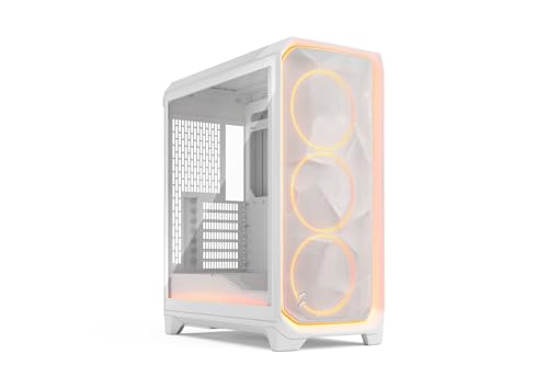 Fractal Design FD-C-MES3A-05 ミドルタワー型 Meshify 3 Ambience Pro RGB White TG Clear Tint