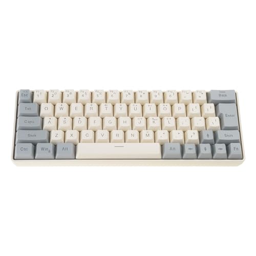 GeRRiT LEDバックライトを備えたメカニカルゲーミングキーボードキーボード63ラップトップ用のコンピューターをコしたPCゲーマーオフィスワーク 1L5B-GKT4D5-260508