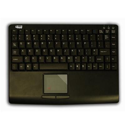 ADESSO Akb-410Ub スリムタッチミニキーボード タッチパッドプロッド内蔵 タイプ: 入力デバイス/キーボード。 ASC502204ADA01