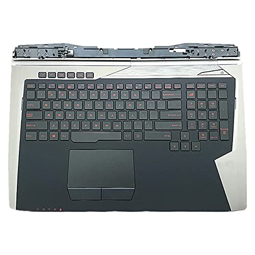 fqparts 汎用 キーボードの縁にハウジング & タッチパッド & キーボード に適合する For ASUS G701 G701VO ブラック 米国英語のレイアウト 小さなエンターキー G701-CKE-HS1029