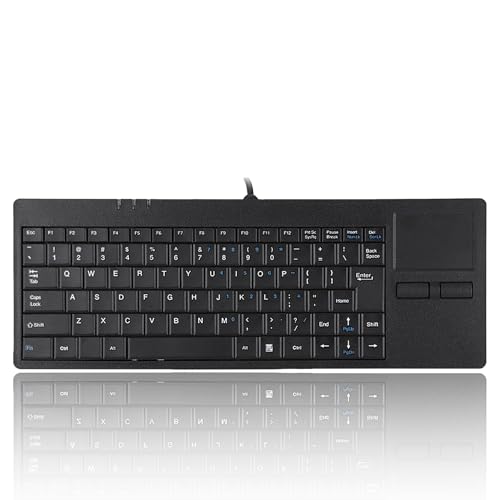 flexman 86キーUSB有線フルサイズキーボード タッチパッドハブポート付き ミュート超薄型キーボード スマートTVデスクトップノートパソコンタブレット用 flexmanrwcu3pxqze