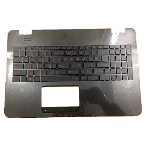fqparts 汎用 キーボードの縁にハウジング & キーボード に適合する For ASUS R555 R555J R555JB R555JK R555JM R555JQ R555JW R555JX R555ZU ブラック 米国英語のレイアウト 小さなエンターキー R555-CKE-HS1428