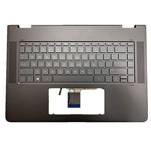fqparts 汎用 キーボードの縁にハウジング & ノートブックキーボー に適合する For HP Spectre 15-BL 15-bl000 x360 15-bl100 x360 15-bl010ca ブラック 912995-db1 15-bl000-CKE0441