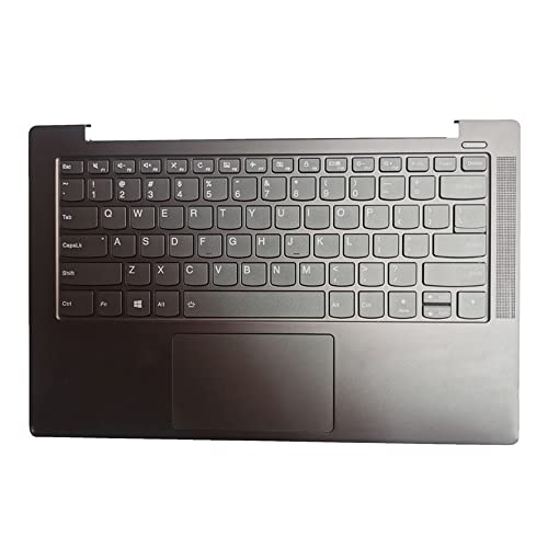 fqparts 汎用 キーボードの縁にハウジング & タッチパッド & キーボード に適合する For Lenovo ideapad S740-14IIL Color ブラック 米国英語のレイアウト S740-14-CKE-HS0701