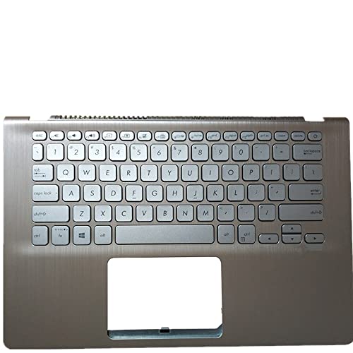 fqparts 汎用 キーボードの縁にハウジング & キーボード に適合する For ASUS X430FA X430FN X430UA X430UA X430UN ゴールド 米国英語のレイアウト X430-CKE-XP-1349