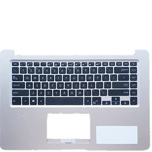 fqparts 汎用 キーボードの縁にハウジング & キーボード に適合する For ASUS For VivoBook 15 X510QA X510QR X510UA X510UF X510UN X510UQ X510UR シルバー 米国英語のレイアウト VivoBook-15-X510-CKE-XP-1233