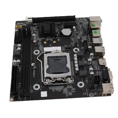 Hirelax H81 ゲーミング マザーボード、デュアル チャネル DDR3、M.2 NVMe NGFF 6Gb/s、PCIe スロット、LGA 1150 マイクロ ATX PC マザーボード、ハイスピ インターフェース付き、 Core i3 i5 i7 E3 V3 Celeron G Pentium G プロセッサ用 Hirel4byamk0zlv