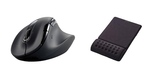 エレコム 【リストレストセット】 エレコム ワイヤレスマウス 静音 EX-G PRO XLサイズ Bluetooth 無線2.4GHz 両対応 充電式 8ボタン 高速スクロール チルトホイール 抗菌 ブラック M-XGXL50MBSKBK