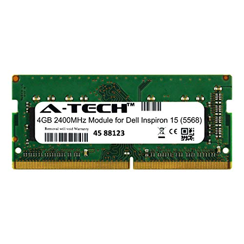 A-Tech 4GB Module for Dell Inspiron 15 (5568) Laptop ＆ Notebook Compatible DDR4 2400Mhz Memory Ram (ATMS277756A25825X1)
