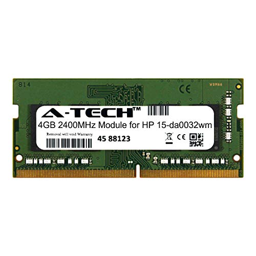 A-Tech 【中古】【輸入品・未使用】A-Tech 4GB モジュール HP 15-da0032wm ノートパソコン & ノートブック対応 DDR4 2400Mhz メモリ RAM (ATMS381635A25824X1)