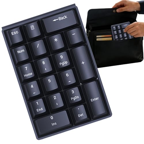 テンキー | メカニカルキーボード拡張用 キーパッド | プラグイン式 コンピュータ 用 数値 入力 デバイス | ノートパソコン デスクトップパソコン ノートブック 会計士 金融アナリスト プログラマー 簿記係対応 QNDSKR9C7P7IDEEP