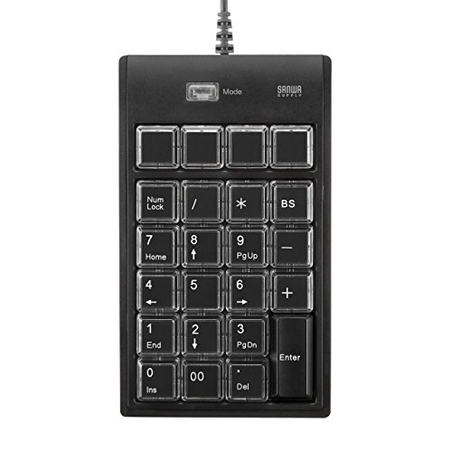 サンワサプライ プログラマブルテンキー NT-19UH2BK