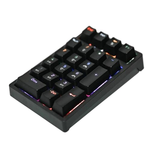テンキー | ミニ USB メカニカル キーボード | 21キー テンキー ポータブル ミニ - デスクトップ ノートブック コンピュータ ラップトップ ゲーム コンパクト 対応 WT6PSOCNT7F5C7DOQ34