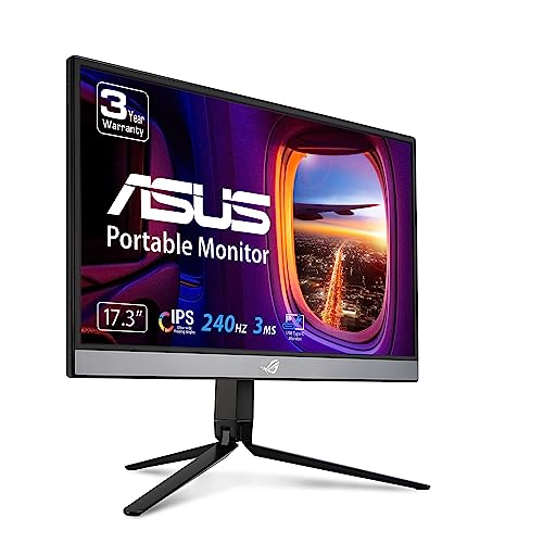 ASUS ROG Strix 17.3??? 1080P ?????????????? (XG17AHP) - ??HD IPS 240Hz 3ms ???????? ??????? ROG???&?? USB-C???? Micro HDMI ??????? PC ?? ??????