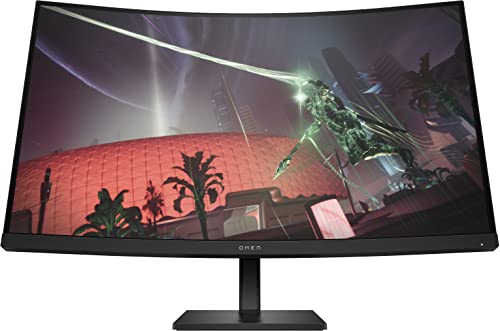 HP OMEN 32c écran plat de PC 80 cm (31.5") 2560 x 1440 ピクセル Quad HD Noir