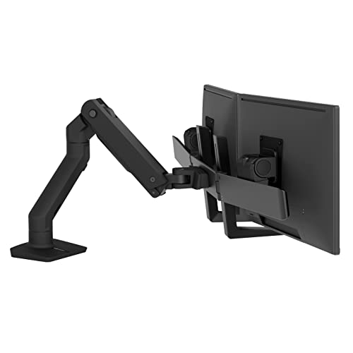 Ergotron エルゴトロン HX モニターアーム デスクマウント デュアル 2画面 マットブラック 32インチ(4.5~15.9kg)まで VESA規格対応 45-476-224