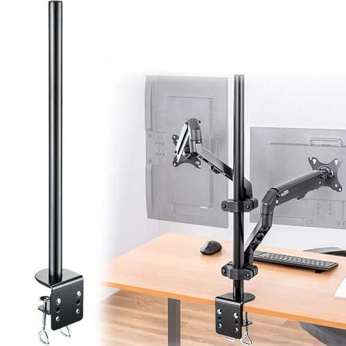 イーサプライ モニターアーム ポール ロング 長さ70cm 直径3.5?p クランプ式 支柱のみ デスク設置 EEX-LAP01N
