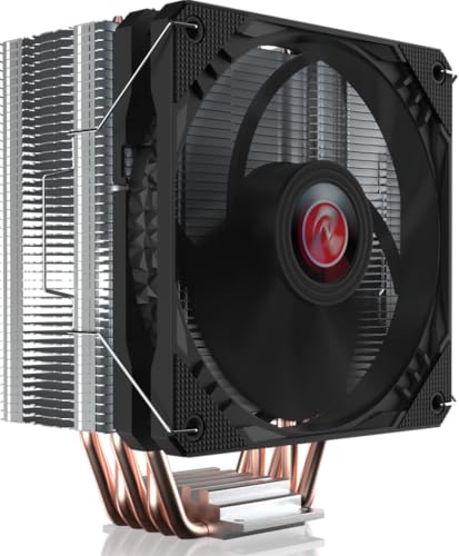 RAIJINTEK Themis II CPUエアクーラー 高性能120mm PWMファン付き 5銅直接接触ヒートパイプ Intel/AMD Ryzenソケット用 LGA 1700対応[0R10B00220]