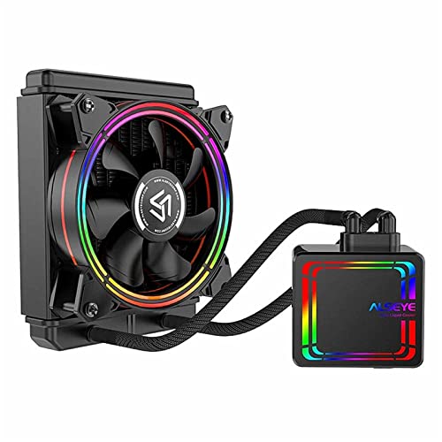XiaomeiHan CPUクーラー ウォータークーラー RGB.統合された水冷ファン CPUクーラー 初心者にも安心