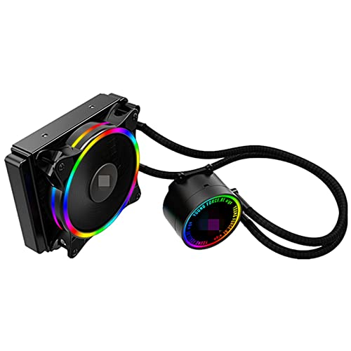 XiaomeiHan CPUクーラー パソコンケース120 240 360 Mmファン液体水冷 CPUクーラー RBGヒートシンク 初心者にも安心(AC120)
