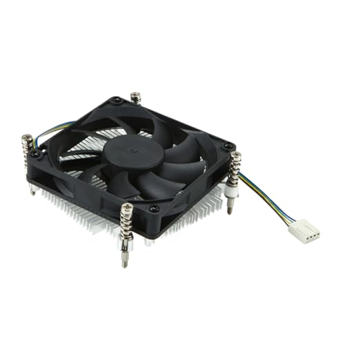 PHENOFICE Cpu冷却ファン コンピュータのcpuクーラー コンピュータのファン ヒートシンクエアクーラー アルミクーラーヒートシンク ミニpc 冷却装置 Black アルミニウム