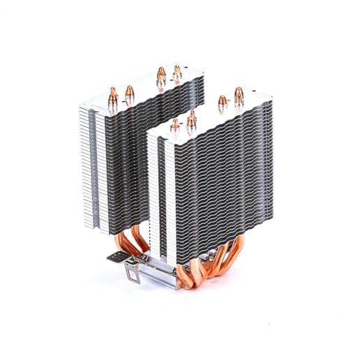 Wsikafxn デュアルファン サイレント CPU クーラー 6 ヒートパイプ デュアルタワー 空冷システム デスクトップ ヒートパイプ CPU クーラー