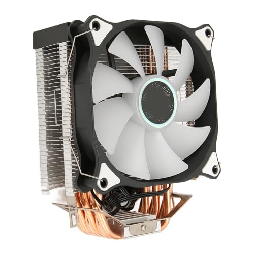 Vbestlife ARGB CPU クーラー、6 本の銅製ヒートパイプ、 AM4 AM5、 1150 用ユニバーサル油圧冷却ファン付き VBESTLIFE5ko312ngst