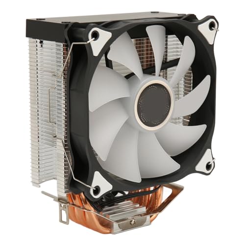 Psdndeww ARGB CPU エアクーラー LGA1150/1151/1155/1200/1700/17XX 用、12 VDC 3 ピン 6 銅ヒートパイプ CPU クーラー、アルミニウム油圧 PC CPU 冷却ファン AM4 Sxhlsellerduy5ntxh2w