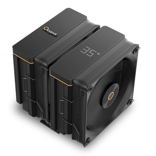 Ocypus Iota A62 BK CPUクーラー 高性能デュアルファン 6本の銅製ヒートパイプ付き 2つ 120mm FDB PWM 静音ファン搭載 空冷 クーラー am4 am5 冷却 CPU cooler エアクーラー TDP 260W Air Iota A62 BK