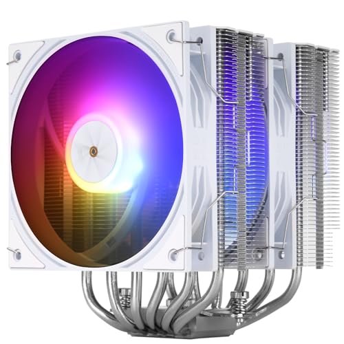 Thermalright Peerless Assassin 120 ARGB ホワイト V3 CPU エアクーラー 6ヒートパイプ CPU冷却 デュアル120mm CPUファン ホワイトトップカバー AM4/AM5 Intel lga1851/1700/115X/1200/2011用 高性能ラジエーター Peerless Assassin 120 ARGB White V3