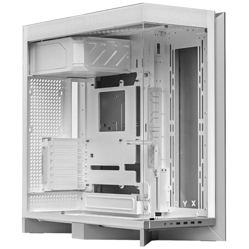 TRYX LUCA L70 E-ATX 対応 ミッドタワー パノラミック強化 ガラスパネル ホワイト C-L700N-NN0H-G0W