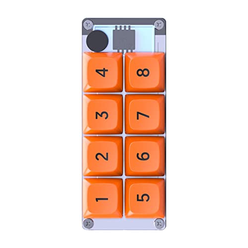 CHJUAN ゲームキーパッド USB ミニ 8 キーキーパッド 1 M USB ケーブル付き PC ゲーマープログラミング用機械軸 マクロパッド キーパッド メカニカルゲーミングキーボード