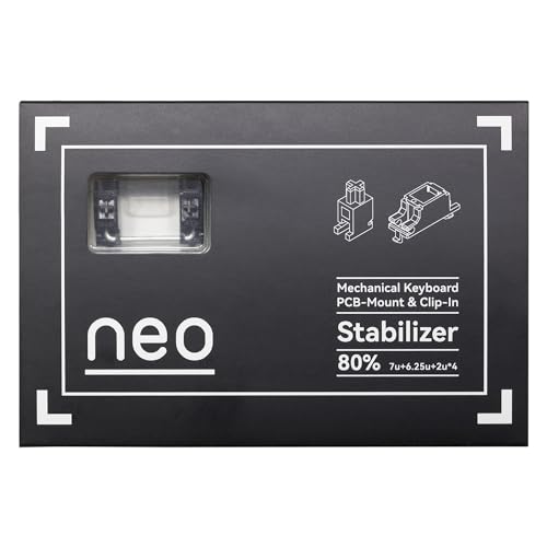 KPREPUBLIC Neo & QK PCBスタビライザー ゲーミングメカニカルキーボードgh60用 1.2mm PCB 1.6mm PCB CSTC40 CSTC75 60 68 75 84 96 87 104 96 98 (QKS ブラック 1.6mm PCB x1)