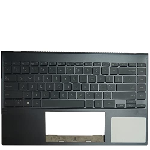 fqparts 汎用 キーボードの縁にハウジング & キーボード に適合する For ASUS For ZenBook 14 UX425EA UX425JA UX425UA UX425UAZ ブラック 米国英語のレイアウト XP-1379