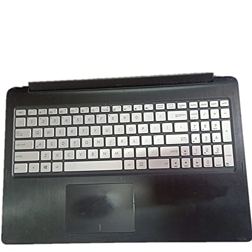 fqparts 汎用 キーボードの縁にハウジング & タッチパッド & キーボード に適合する For ASUS N542LA ブラック 米国英語のレイアウト N542LA-CKE-XP-1070