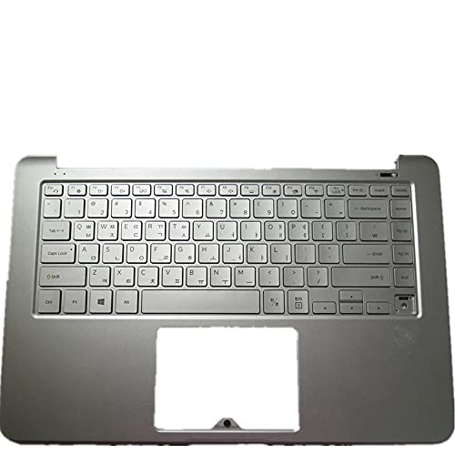fqparts 汎用 キーボードの縁にハウジング & キーボード に適合する For Samsung NP900X5N シルバー KR英語レイアウト NP900X5N-CKE-XP0813