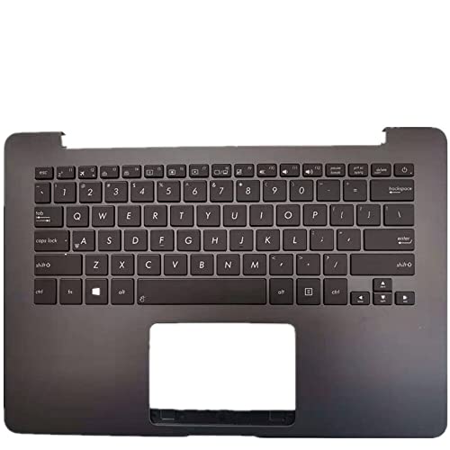 fqparts 汎用 キーボードの縁にハウジング & キーボード に適合する For ASUS For ZenBook 14 UX430UA UX430UN UX430UQ ブラック 米国英語のレイアウト XP-1380