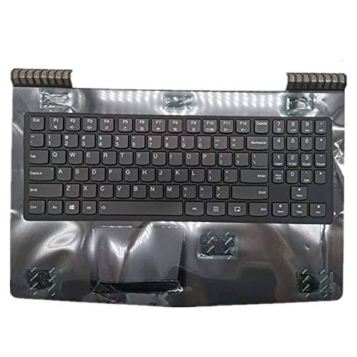 fqparts 汎用 キーボードの縁にハウジング & タッチパッド & キーボード に適合する For LENOVO For Legion Y520-15IKBN For Legion Y720-15IKB R720-15IKBN R720-15IKBM ブラック & ホワイト word 米国英語のレイアウトWith Backlight Y520-CSHELL-TZ191119-1